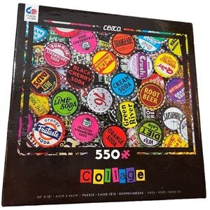 Ceaco 550 Collage Soda Bottle Cap Puzzle